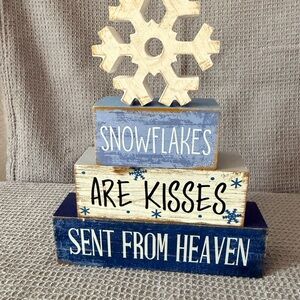 Snowflake Decorative Blocks
